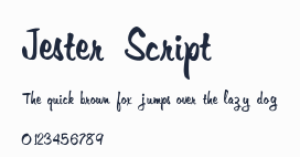 Jester Script預覽圖