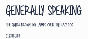 Generally Speaking預覽圖
