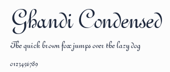 Ghandi Condensed預覽圖