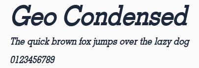 Geo Condensed預覽圖