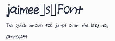 jaimee_s_Font預覽圖