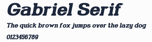 Gabriel Serif預覽圖