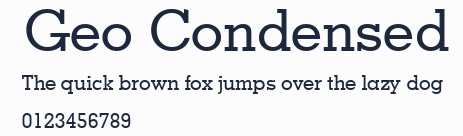 Geo Condensed預覽圖