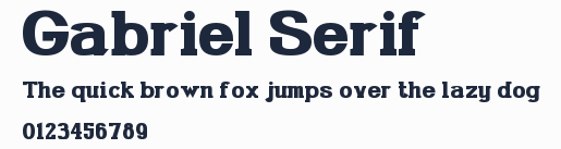Gabriel Serif預覽圖
