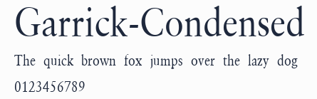 Garrick-Condensed
