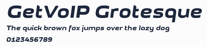 GetVoIP Grotesque預覽圖