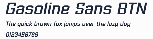 Gasoline Sans BTN