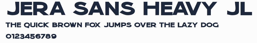 Jera Sans Heavy JL預覽圖