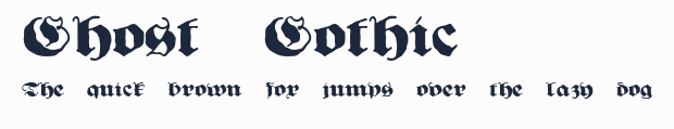 Ghost Gothic預覽圖