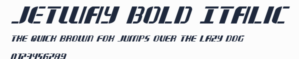 Jetway Bold Italic預覽圖