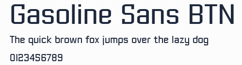 Gasoline Sans BTN