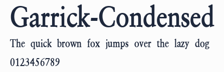 Garrick-Condensed