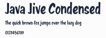 Java Jive Condensed預覽圖