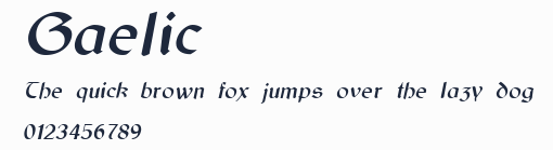 Gaelic預覽圖