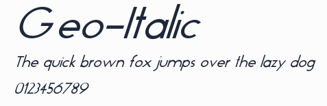 Geo-Italic預覽圖