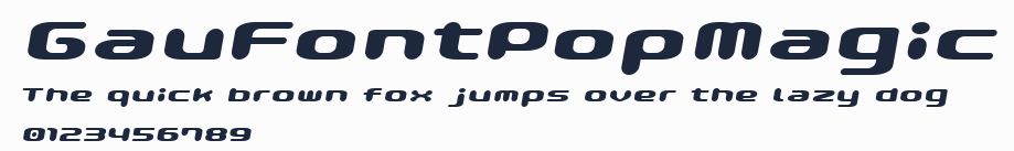 GauFontPopMagic