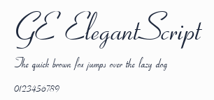 GE ElegantScript預覽圖
