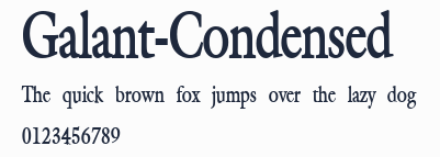 Galant-Condensed