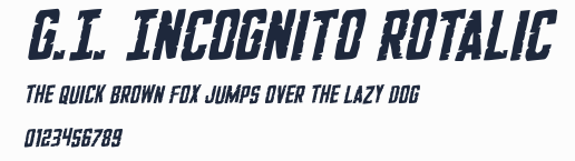 G.I. Incognito Rotalic預覽圖