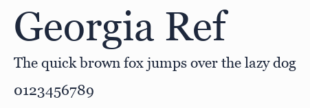 Georgia Ref