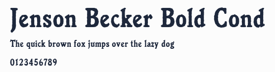 Jenson Becker Bold Cond預覽圖