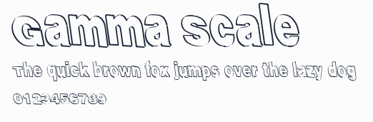 Gamma Scale預覽圖