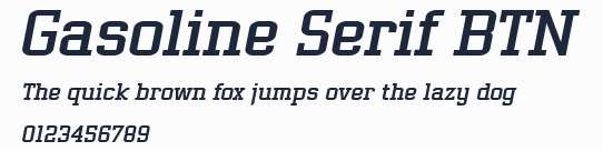 Gasoline Serif BTN
