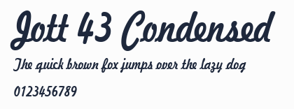 Jott 43 Condensed預覽圖