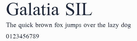 Galatia SIL預覽圖