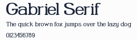Gabriel Serif預覽圖