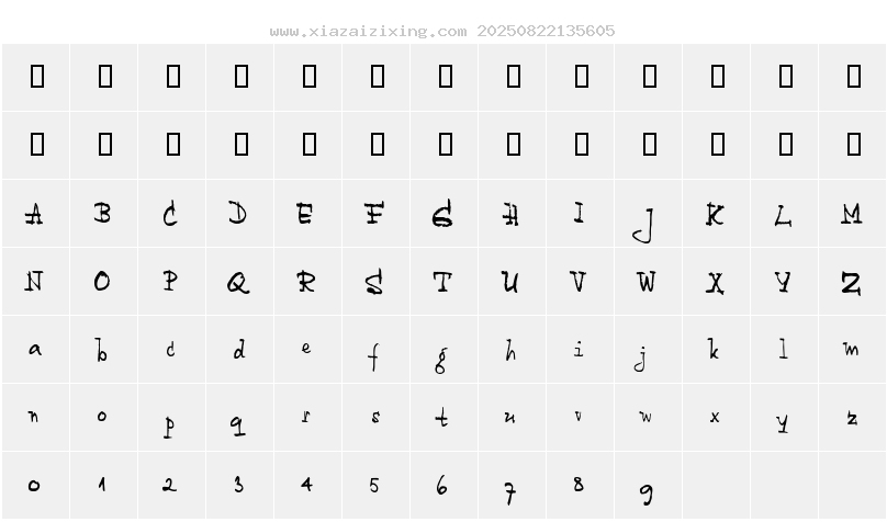 字符映射圖