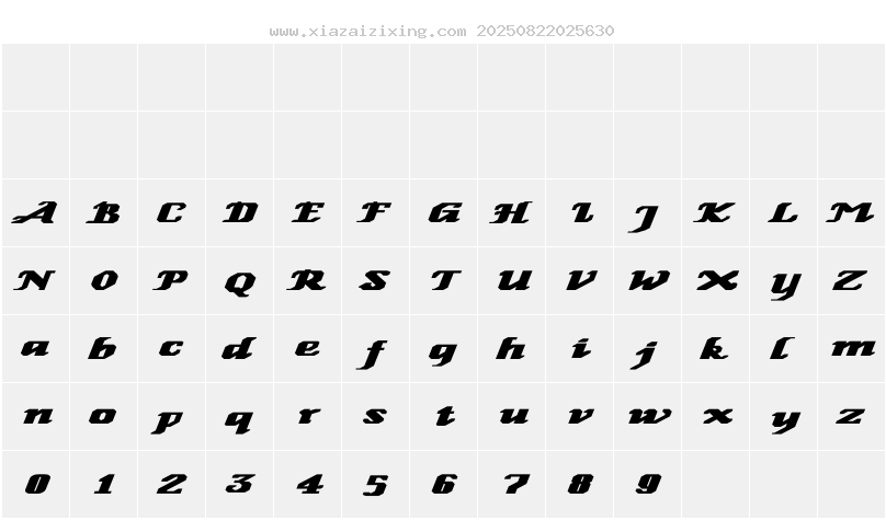 字符映射圖