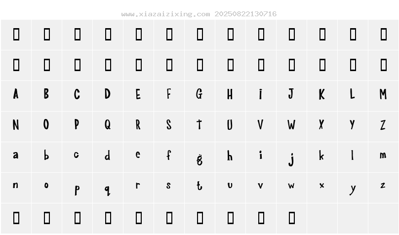 字符映射圖