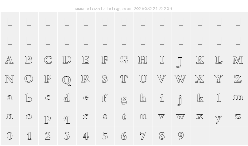 字符映射圖