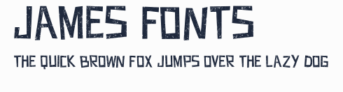 JAMES FONTS預覽圖
