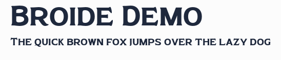 Broide Demo預覽圖
