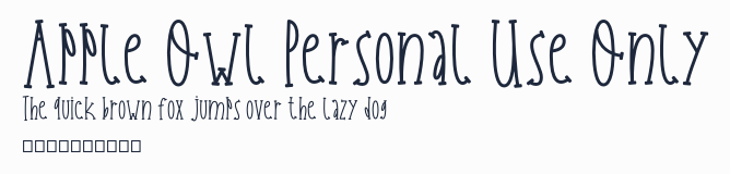 Apple Owl Personal Use Only預覽圖