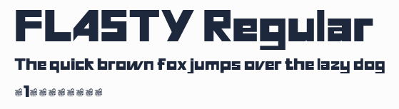 FLASTY Regular預覽圖