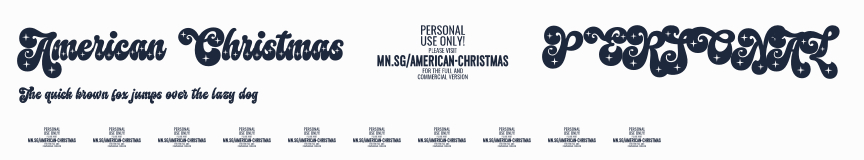 American Christmas 2 PERSONAL