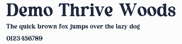 Demo Thrive Woods預覽圖