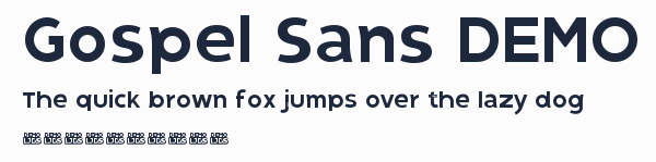 Gospel Sans DEMO預覽圖