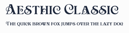 Aesthic Classic預覽圖