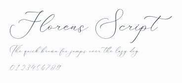 Florens Script預覽圖