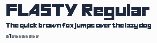 FLASTY Regular預覽圖