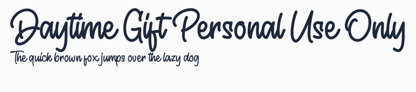 Daytime Gift Personal Use Only預覽圖