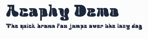 Acaphy Demo預覽圖