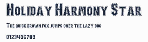 Holiday Harmony Star