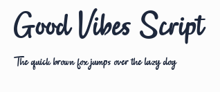 Good Vibes Script預覽圖