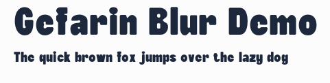 Gefarin Blur Demo預覽圖