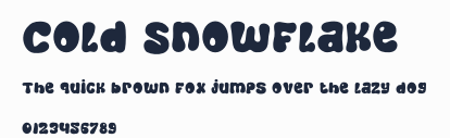 Cold Snowflake預覽圖